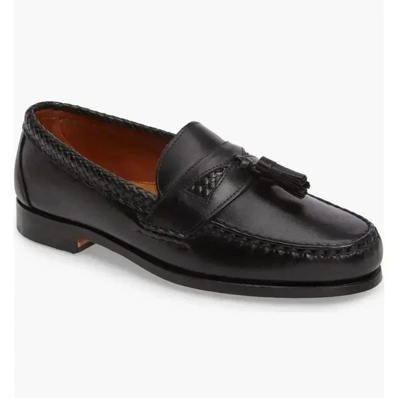 Allen Edmonds Men's Maxfield Tassel Loafer Black Size 12 - Picture 1 of 8